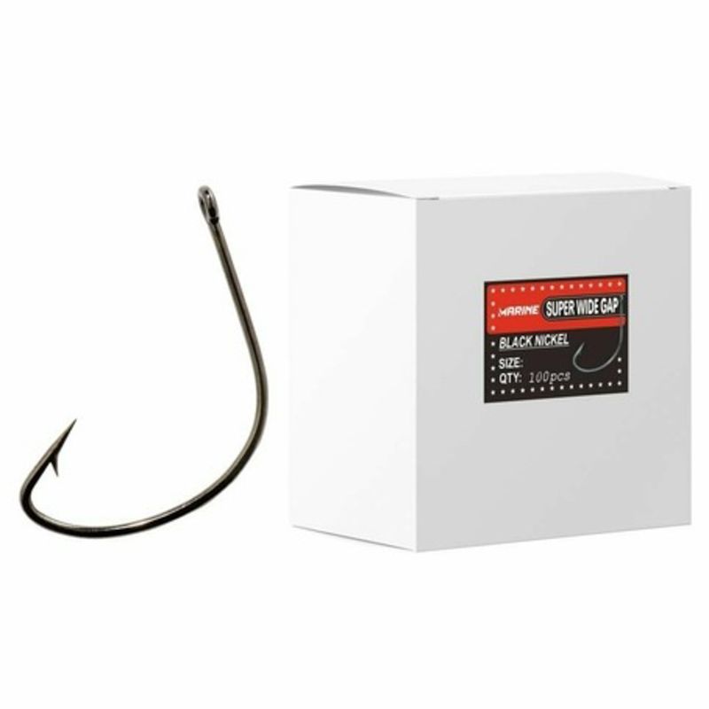 ANZUELO MARINE SUPER WIDE GAP BLACK NICKEL CX SIZE 3/0 C/100