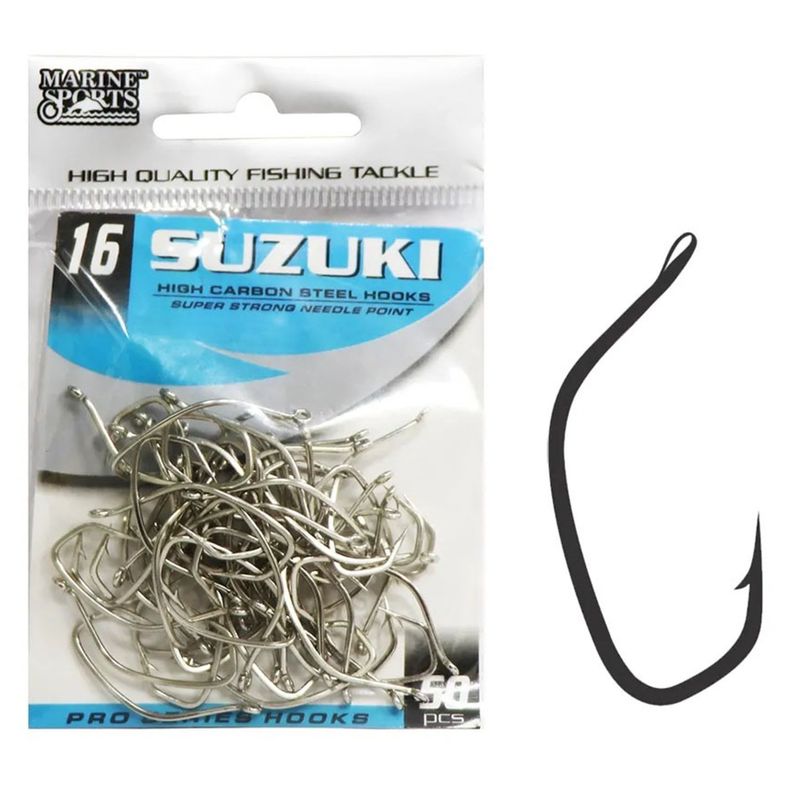 ANZUELO MARINE SUZUKI NICKEL CT 16 C/50