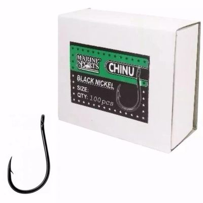 ANZUELO MARINE CHINU BLACK NICKEL CX SIZE 7 100 PCS