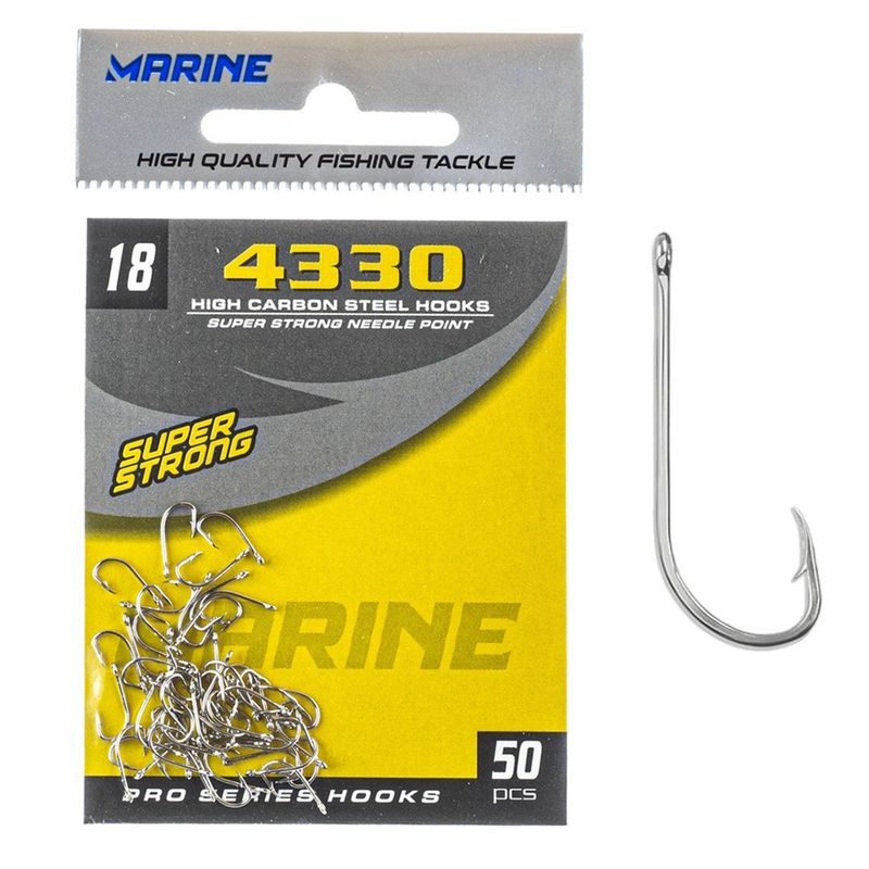 ANZUELO MARINE 4330 NICKEL CT 18 C/50