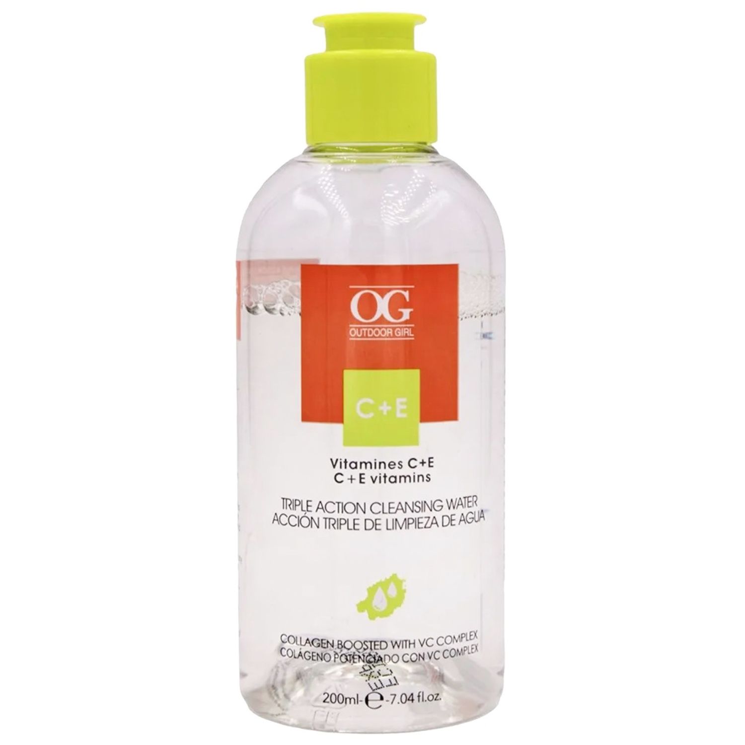 AGUA MICELAR OG VITAMINA C+E TRIPLE ACCION 200ML