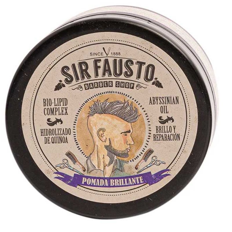 CERA PARA CABELLO SIR FAUSTO POMADA BRILLANTE 100G