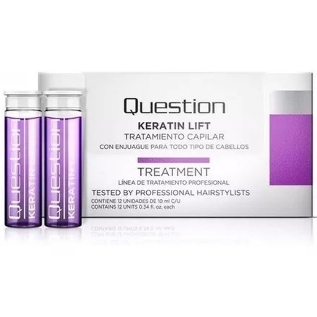 AMPOLLA CAPILAR QUESTION KERATINE LIFT 12 AMPOLLAS 