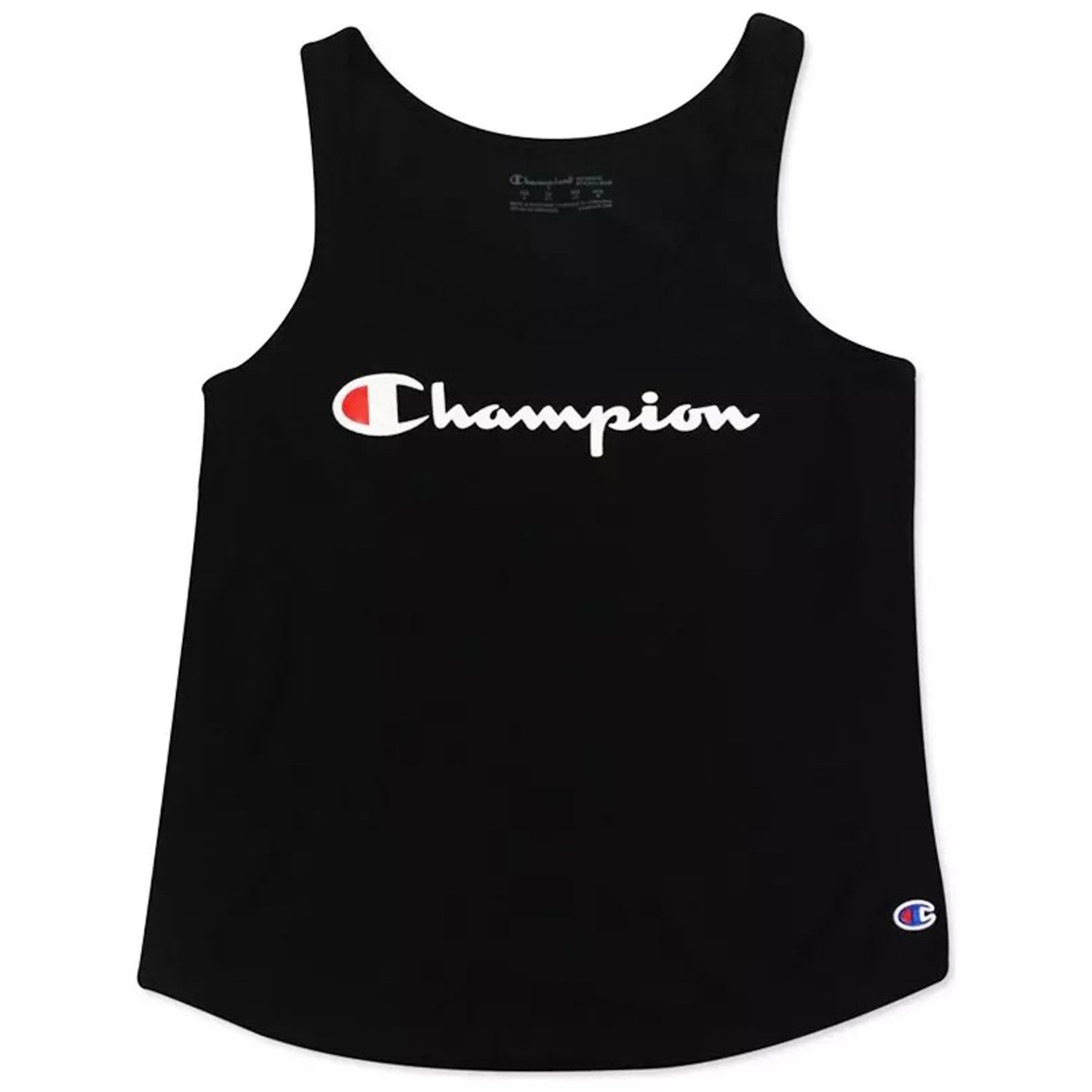 BLUSA CHAMPION THE CLASSIC TANK GRAPHIC DAMA  BLACK-S