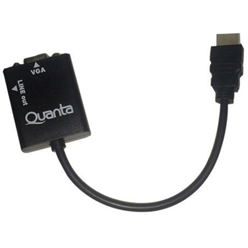 ADAPTADOR QUANTA QTHDV34 HDMI NEGRO