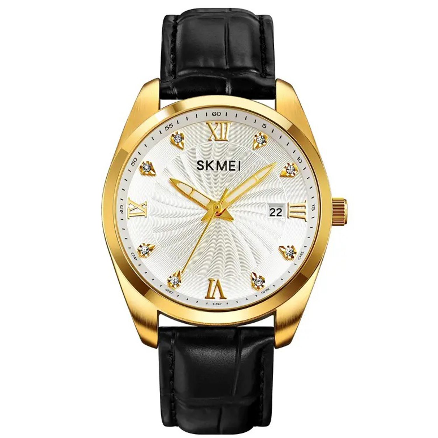RELOJ UNISEX ANALÓGICO SKMEI 2061 GD - DORADO