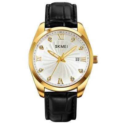 RELOJ UNISEX ANALÓGICO SKMEI 2061 GD - DORADO