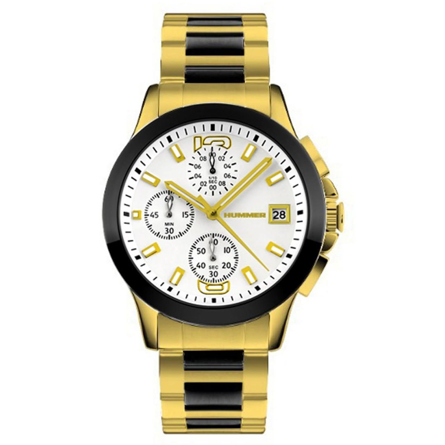 RELOJ MASCULINO ANALÓGICO HUMMER WH2-224191 - METAL DORADO