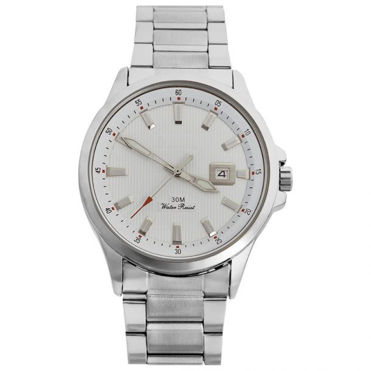 RELOJ MASCULINO ANALÓGICO HUMMER WH2-224173 - METAL PLATEADO