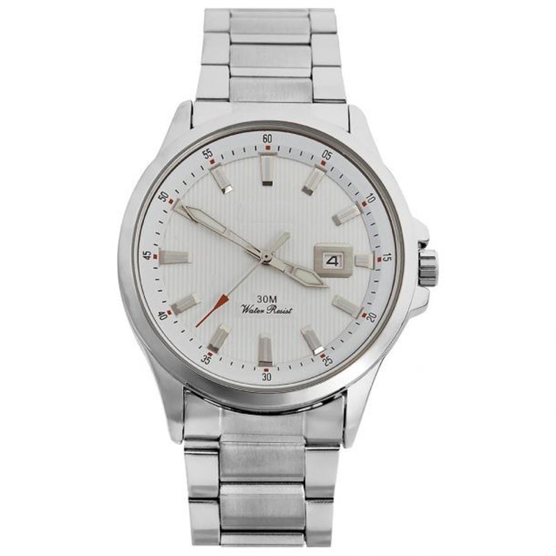 RELOJ MASCULINO ANALÓGICO HUMMER WH2-224173 - METAL PLATEADO