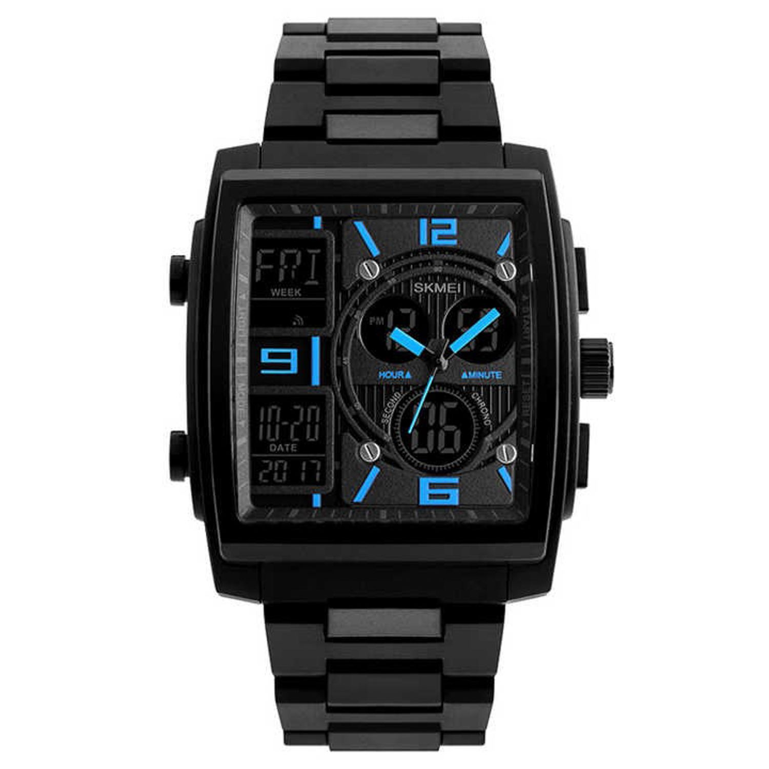 RELOJ MASCULINO ANALÓGICO Y DIGITAL SKMEI 1274 BU - AZUL
