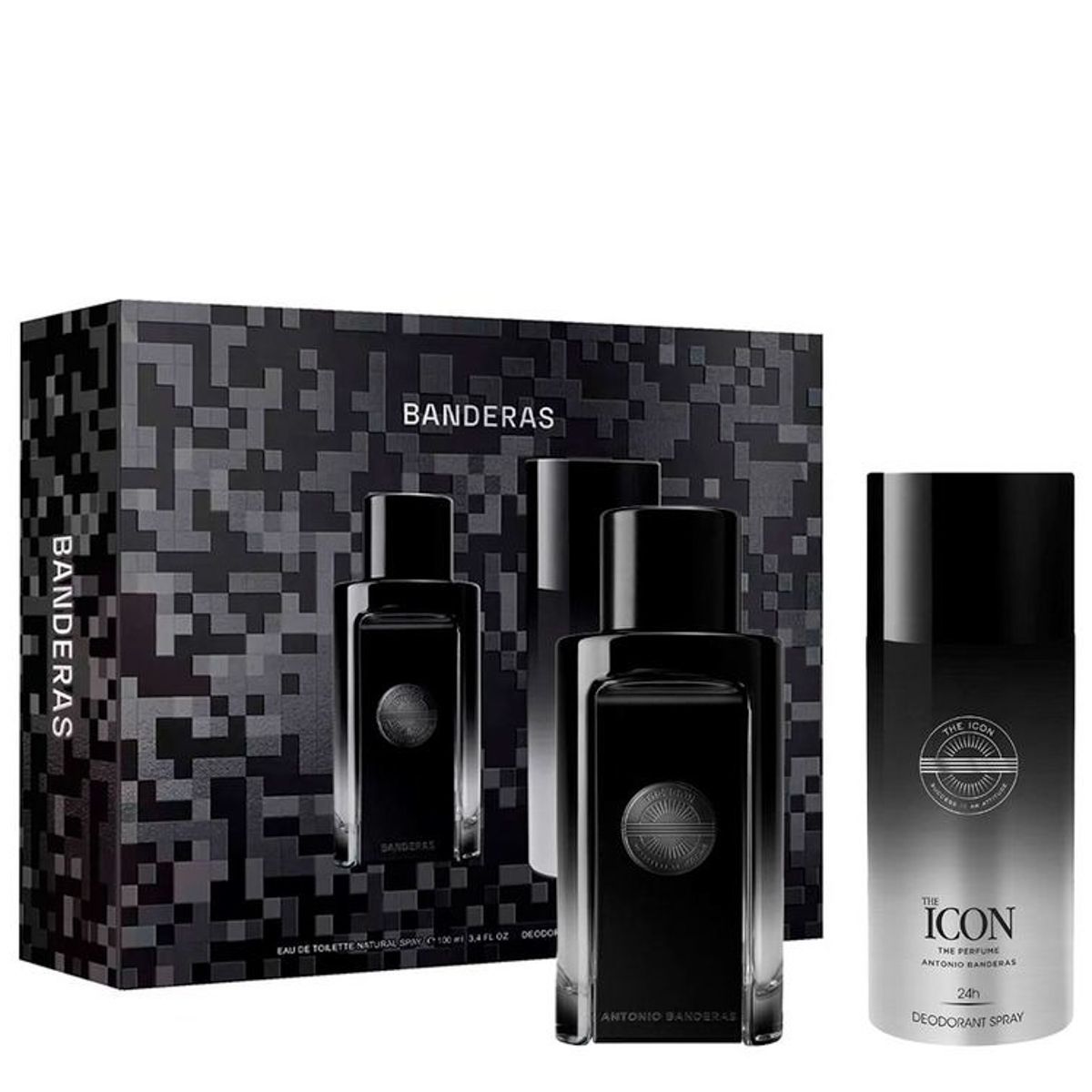 KIT DE PERFUME ANTONIO BANDERAS THE ICON EDP 