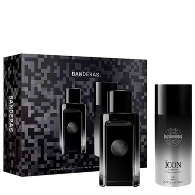 KIT DE PERFUME ANTONIO BANDERAS THE ICON EDP 