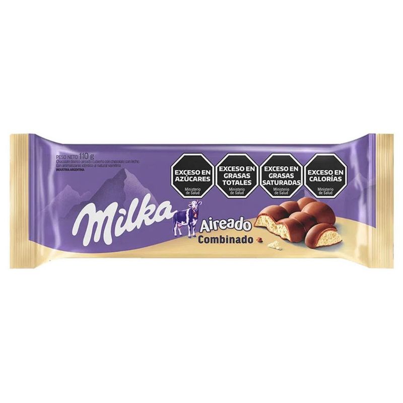 CHOCOLATE MILKA LEGER B COMBINADO 110G