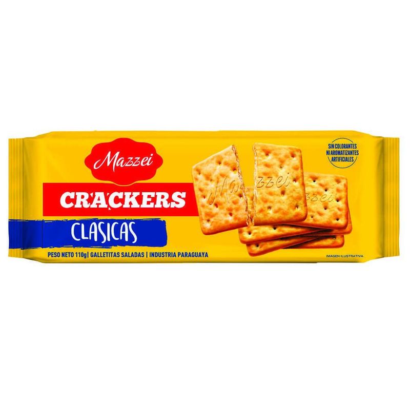 GALLETITAS MAZZEI CRACKERS CLASICAS 110G 