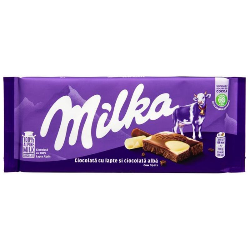 CHOCOLATE MILKA COWS SPOTS 100G