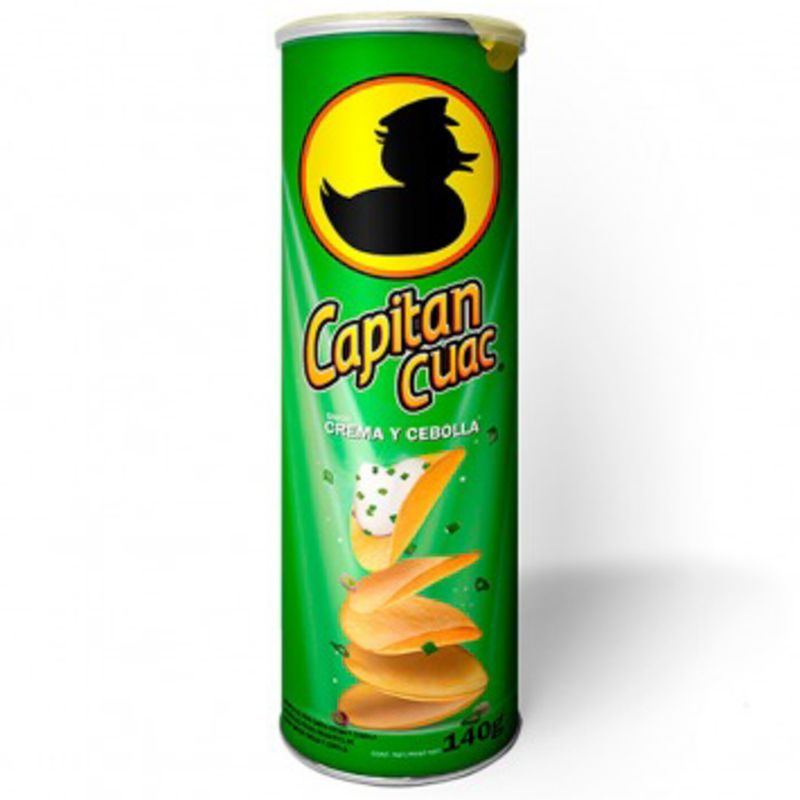 PAPAS CAPITAN CUAC CREMA Y CEBOLLA 140G