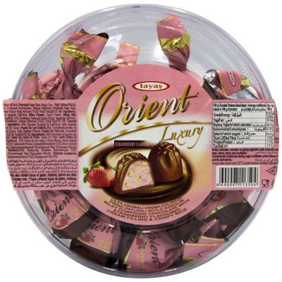 BOMBONES TAYAS ORIENT FRUTILLA LUXURY PVC 250G