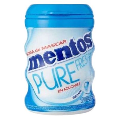 GOMA DE MASCAR MENTOS PURE FRESH SIN AZUCAR 56G