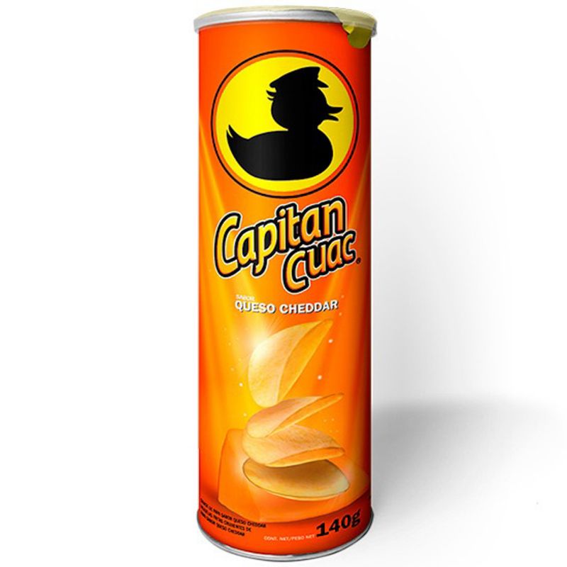 PAPAS CAPITAN CUAC CHEDDAR 140G