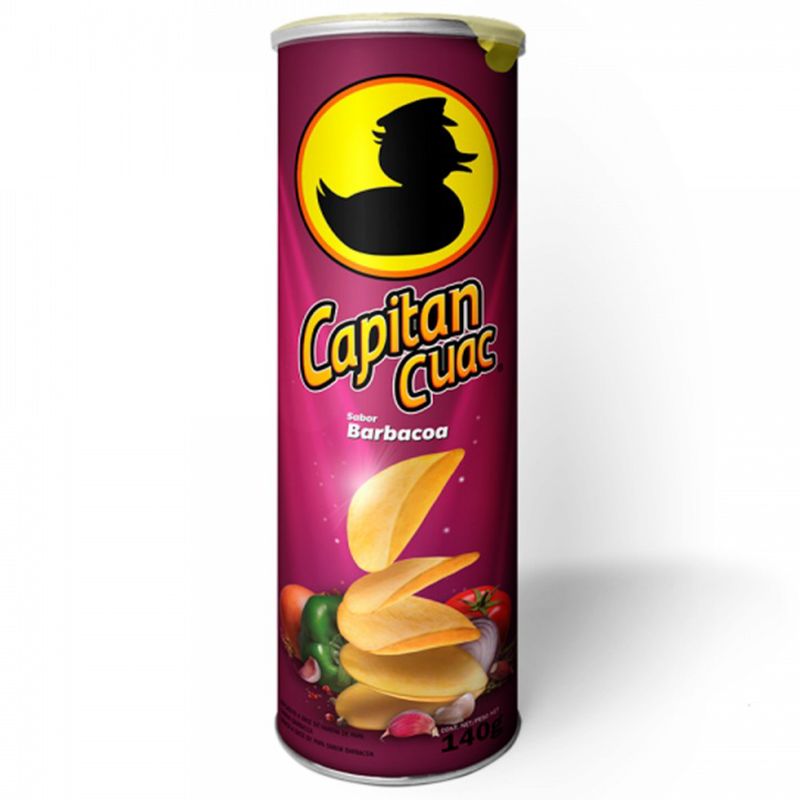 PAPAS CAPITAN CUAC BARBACOA 140G