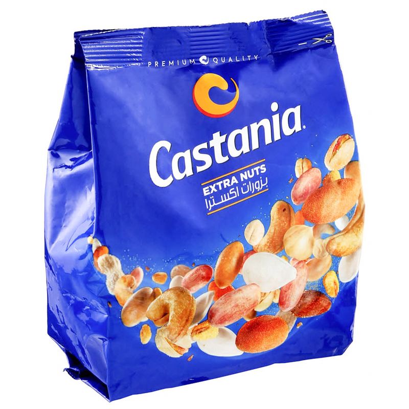 SNACKS CASTANIA EXTRA MIXED NUTS 400GR BOLSA