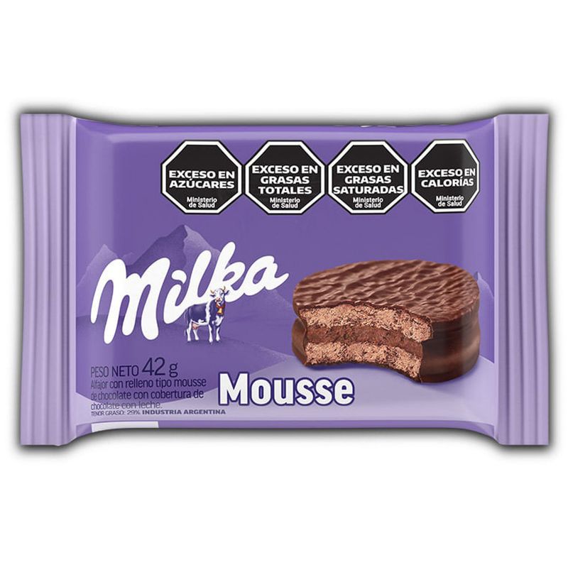 ALFAJOR MILKA MOUSSE 42G