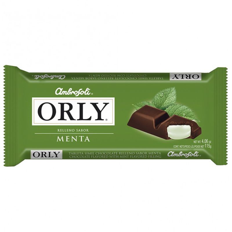 CHOCOLATE AMBROSOLI ORLY MENTA 115G