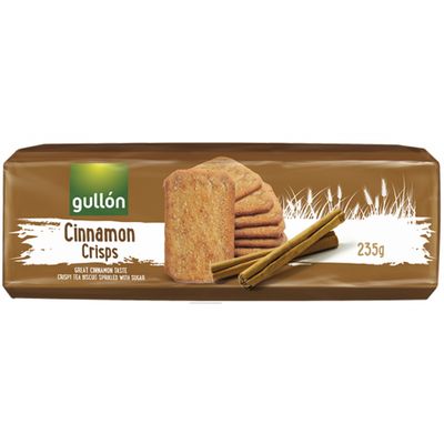 GALLETITAS GULLON CINNAMON CRISPS 235G