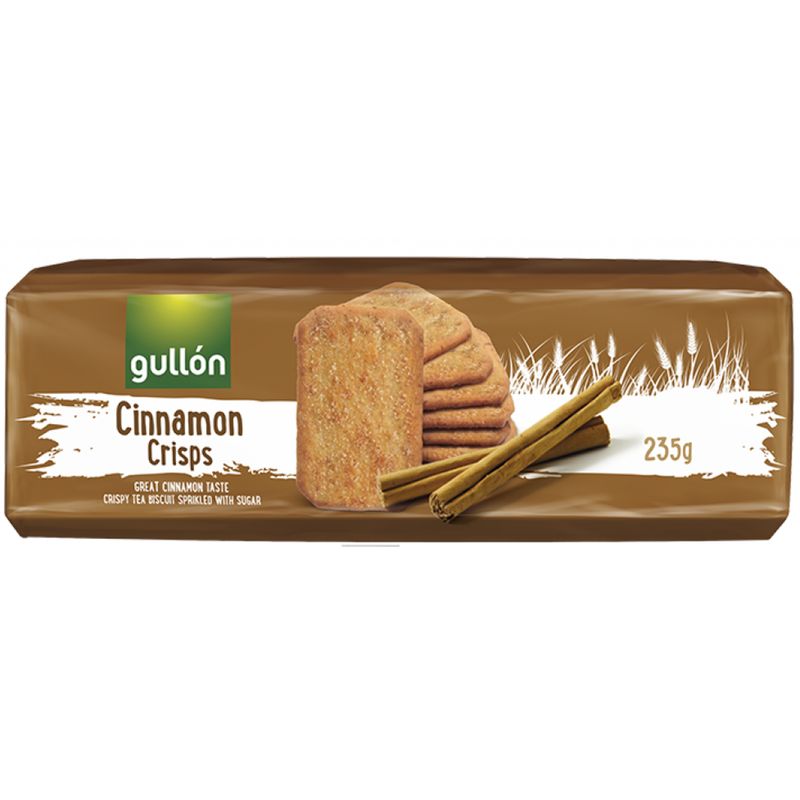 GALLETITAS GULLON CINNAMON CRISPS 235G
