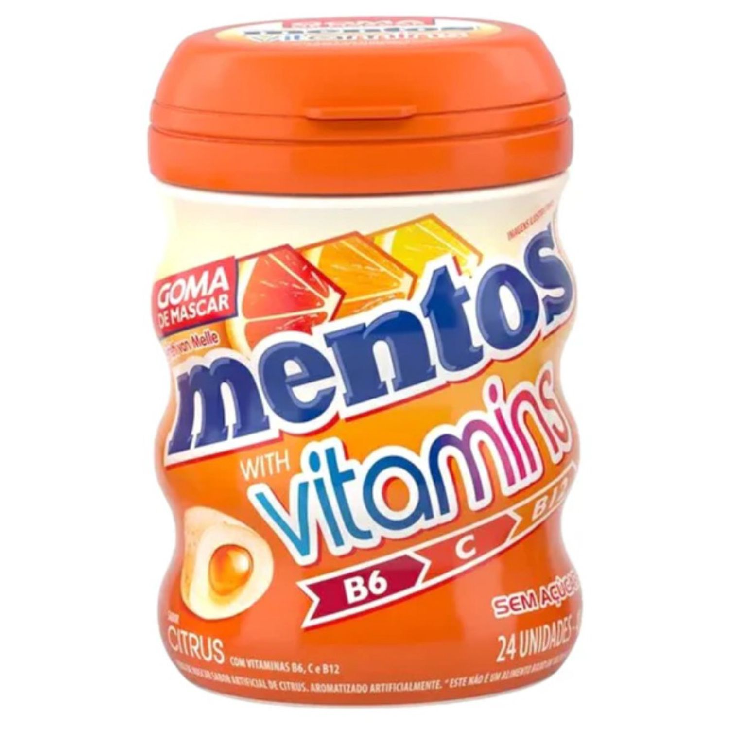 GOMA DE MASCAR MENTOS VITAMINS 6GX6DPX48G