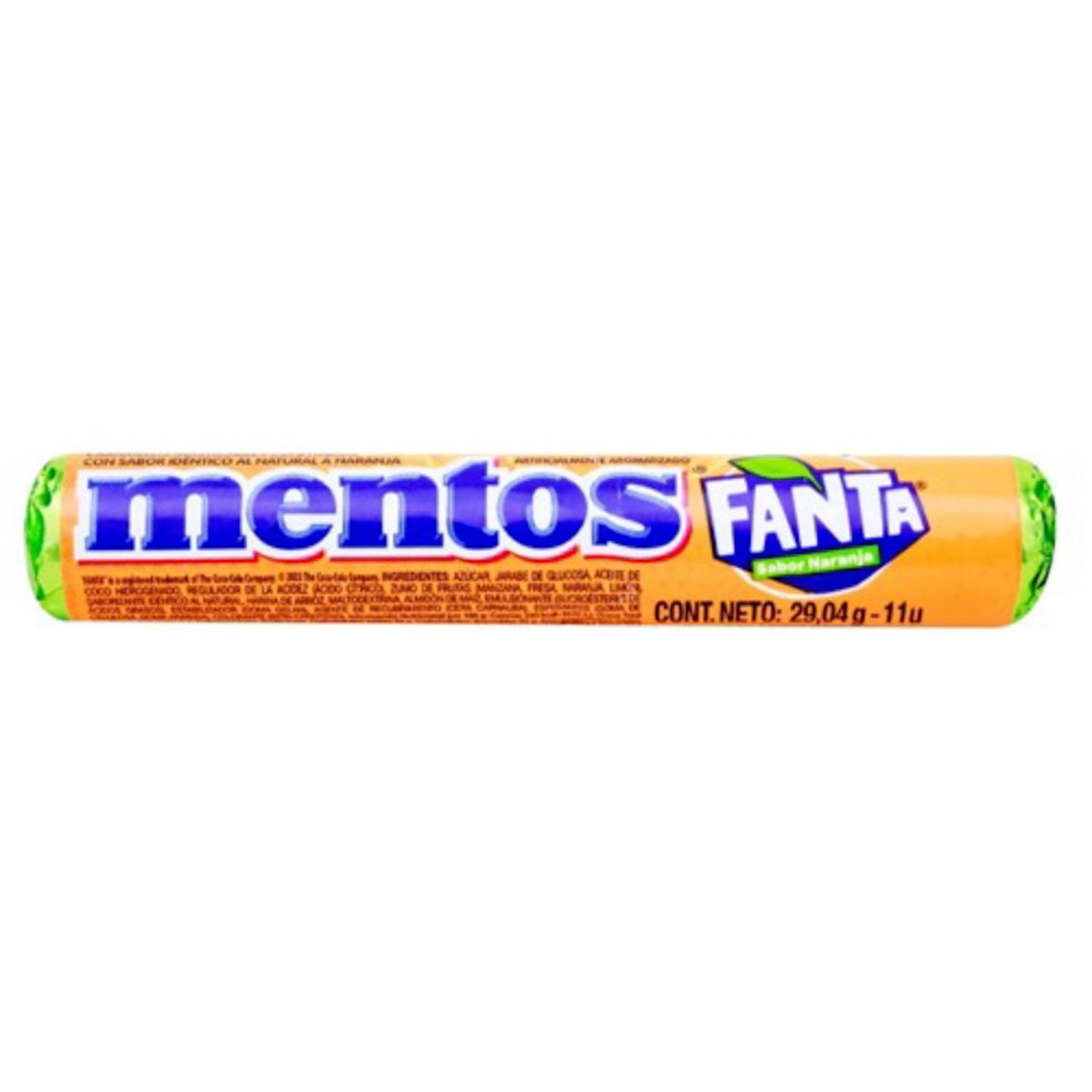 CARAMELOS MENTOS FANTA 24X12X29G