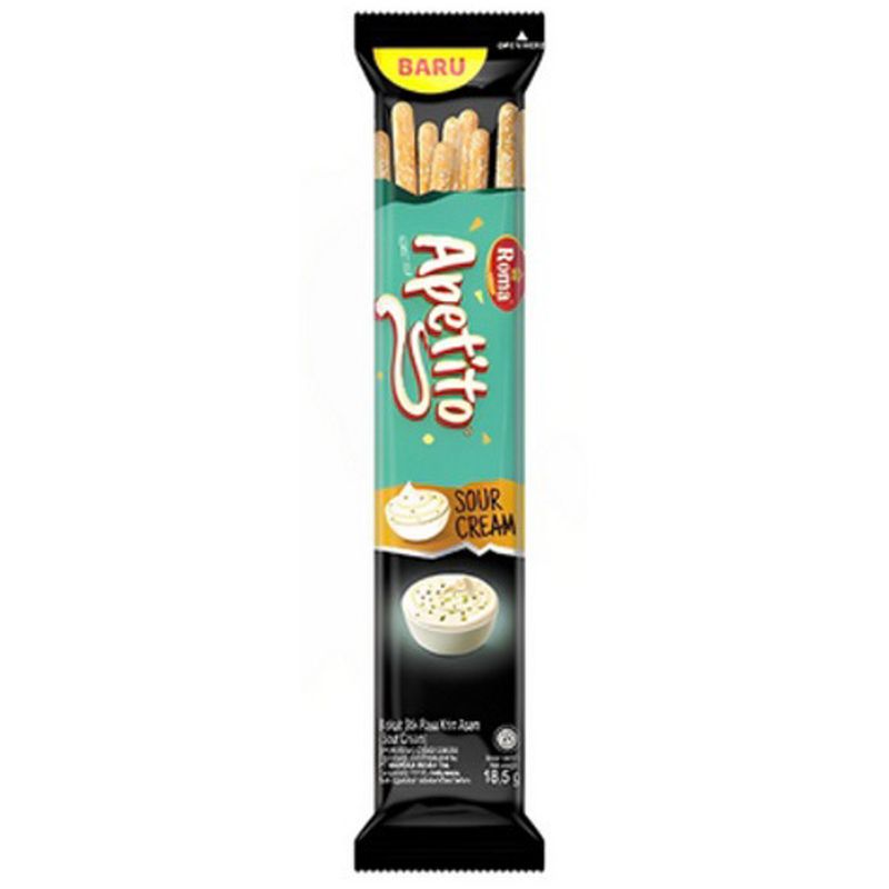 SNACKS ROMA APETITO SOUR CREAM 18.5GR