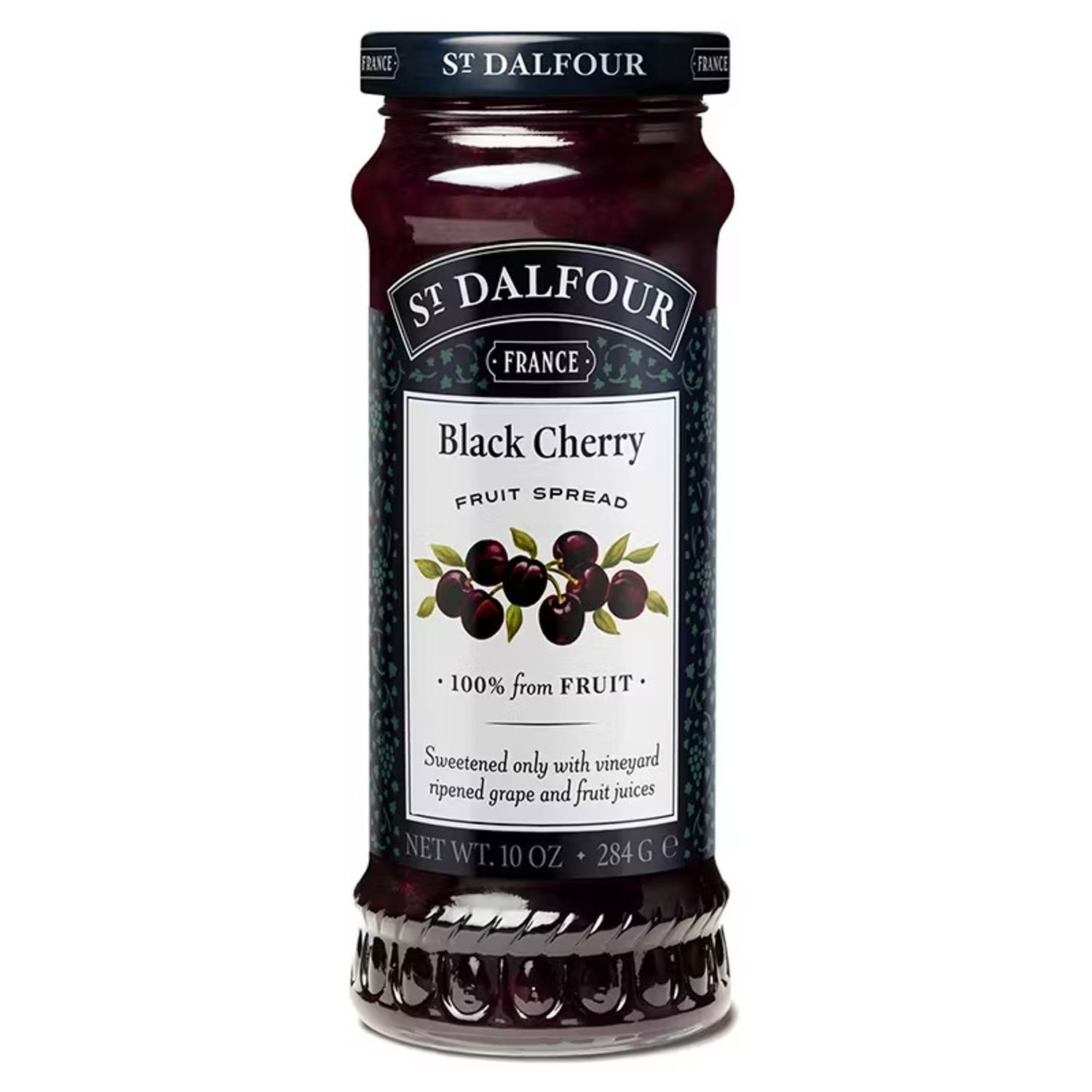 MERMELADA ST DALFOUR CEREZAS NEGRAS 284GR 