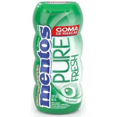 GOMA DE MASCAR MENTOS POKET MENTA VERDE 30GR