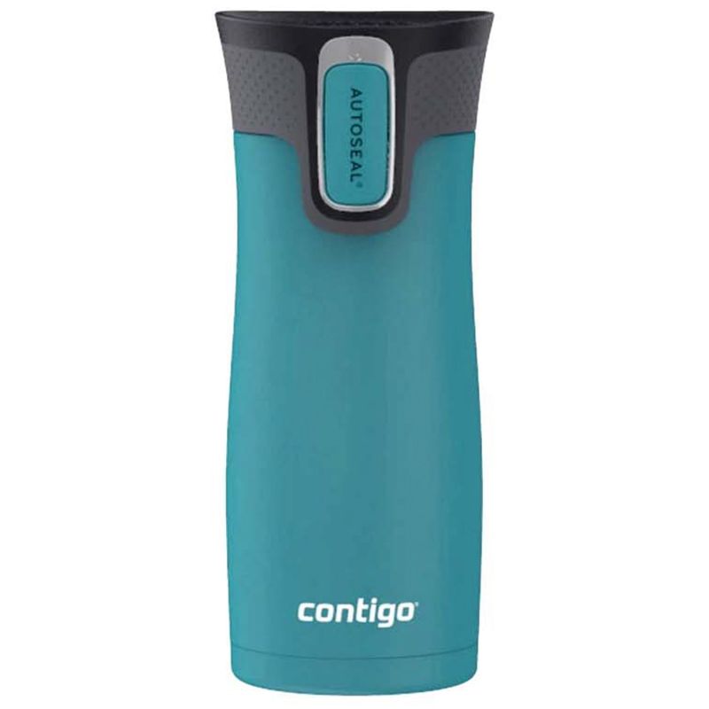 BOTELLA TERMICA DE INOX CONTIGO TURQUESA 473ML