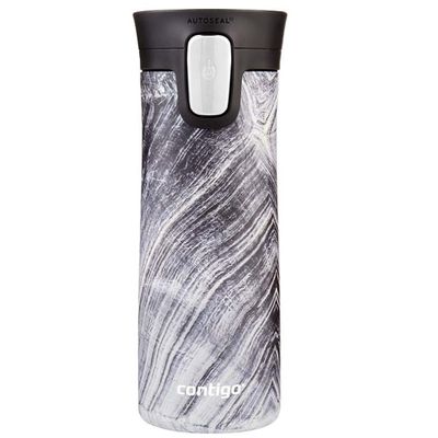 BOTELLA TERMICA DE INOX CONTIGO ESTAMPADO GRIS 414ML