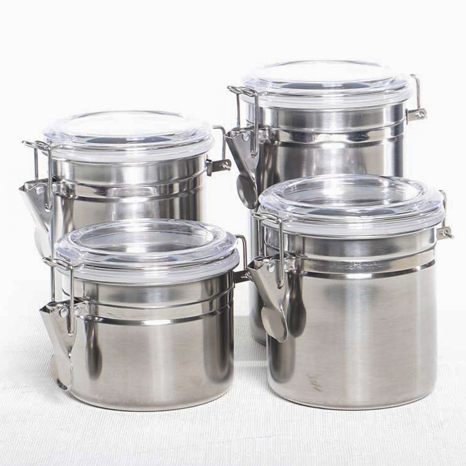 JUEGO DE POTES ACERO INOXIDABLE 4PZS