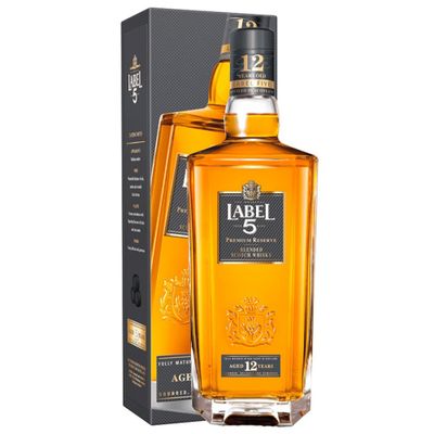 WHISKY LABEL 5 PREMIUM RESERVE 12 AÑOS 750ML