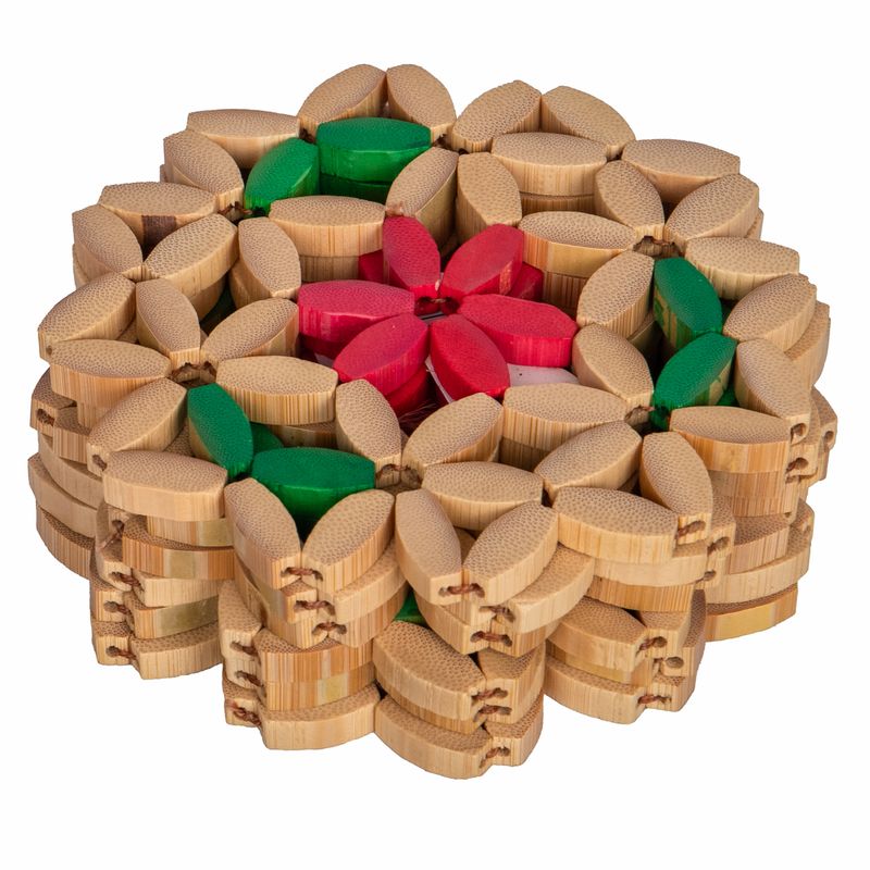 PORTA VASO BAMBU 6 X 1 DOLAR