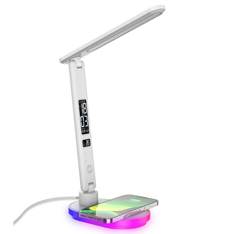 LAMPARA LED SATELLITE CON CARGADOR INALAMBRICO AC-T7006 220V