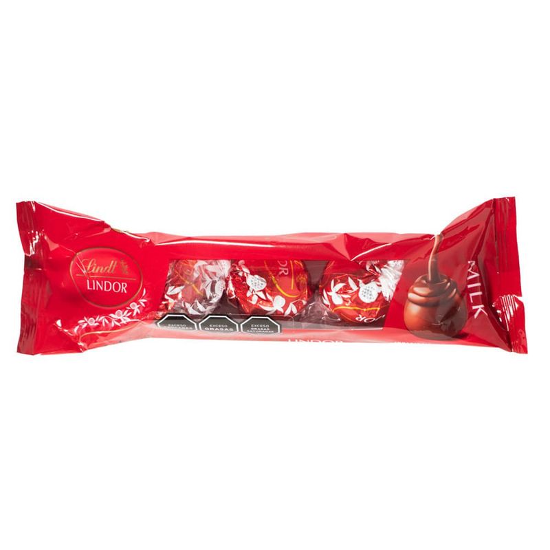 BOMBONES DE CHOCOLATE LINDT LINDOR CON LECHE 37G