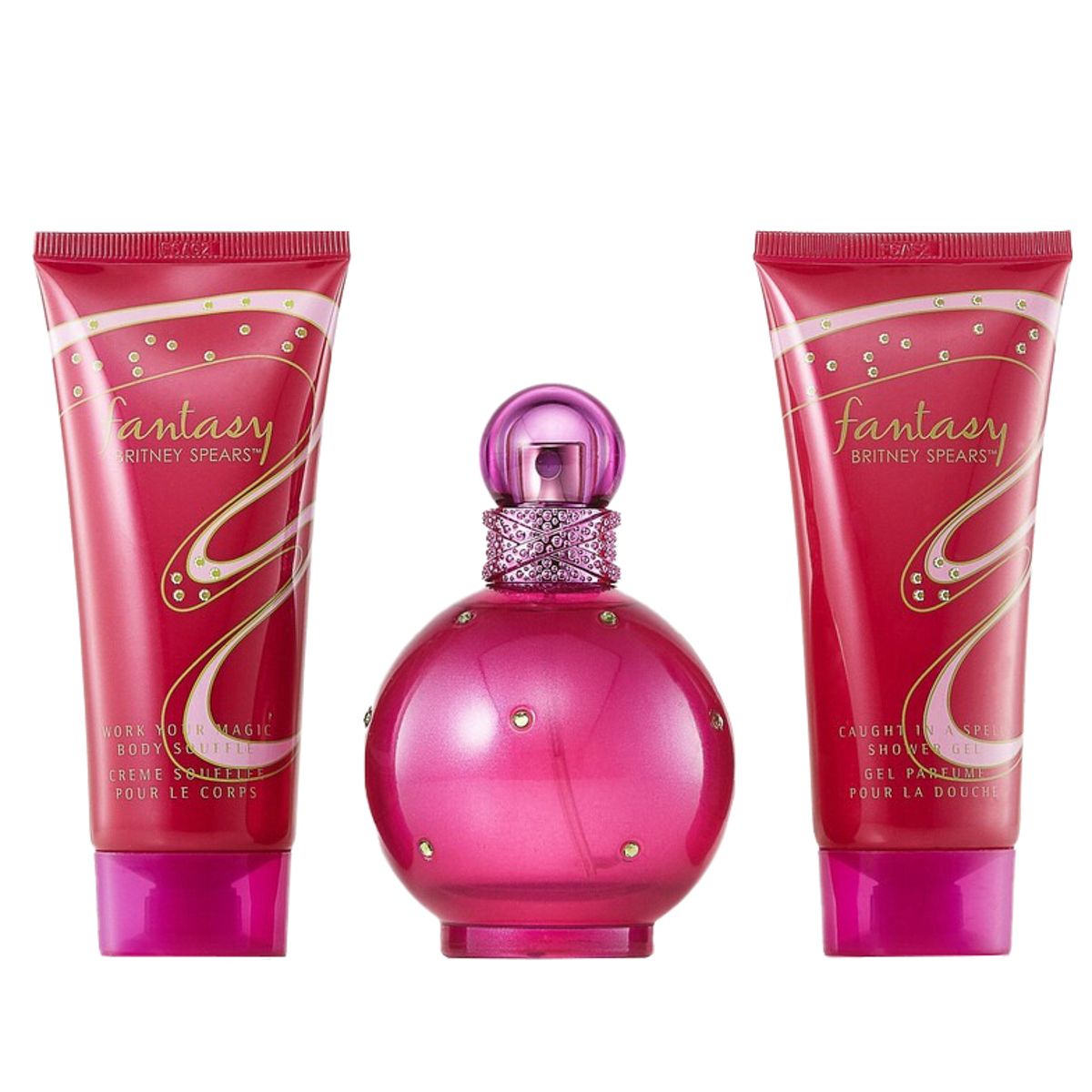 KIT DE PERFUME FEMENINO  BRITNEY SPEARS FANTASY EDP 3 PIEZAS