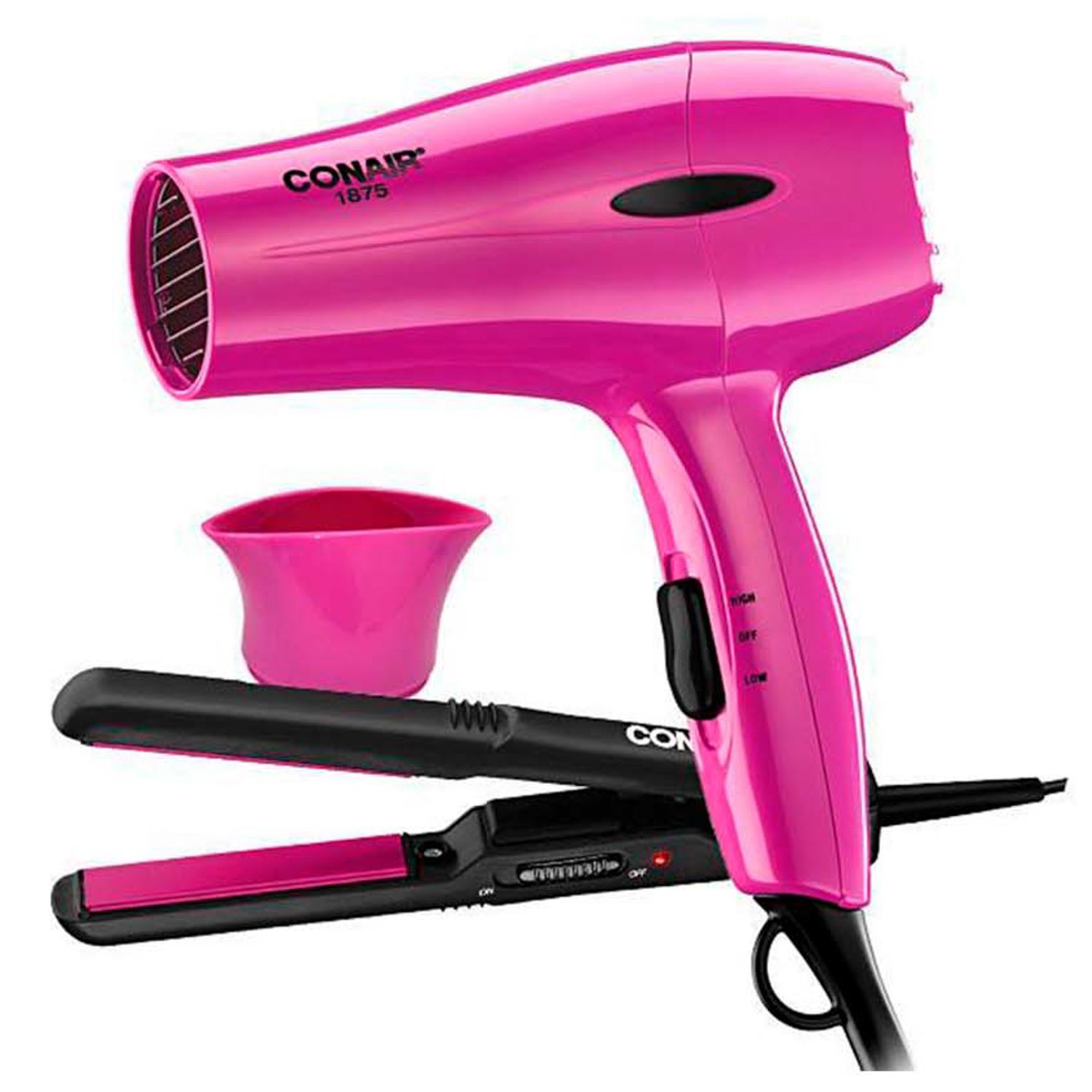 KIT SECADOR CONAIR 303CS80NAL 1875W 110V + PLANCHITA BIVOLT