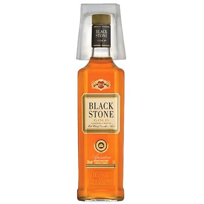 WHISKY BLACK STONE GOLD 1L CON VASO 