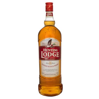 WHISKY HUNTING LODGE RARE &amp; FINEST SIN CAJA 1L