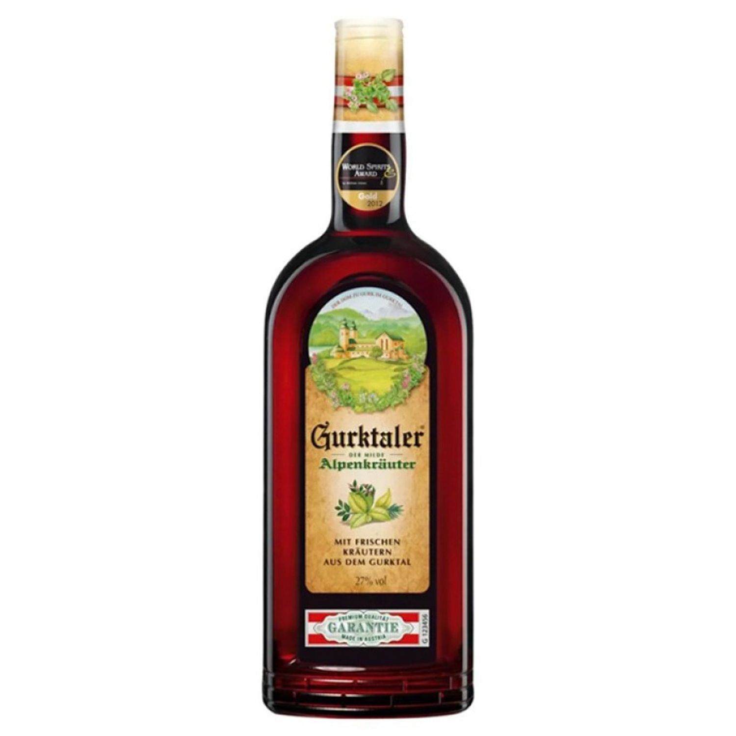 LICOR GURKTALER ALPENKRAUTER DE HIERBAS 700ML