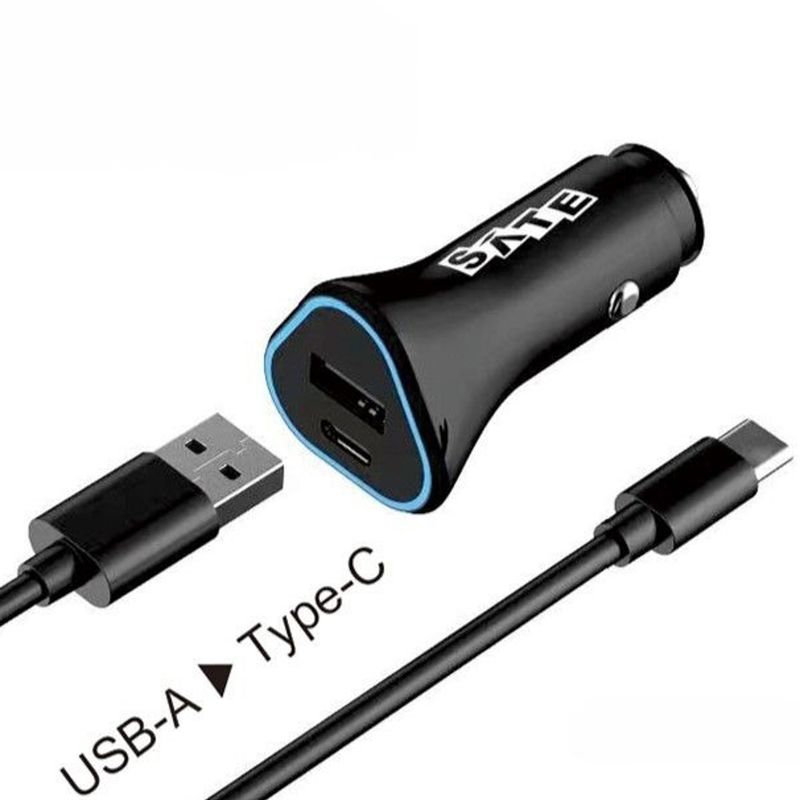 CARGADOR VEHICULAR SATE A-MP51 USB-C PD 20W Y QC 18W 