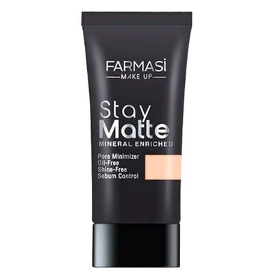 BASE FARMASI STAY MATTE 01 LIGHT IVORY 30ML