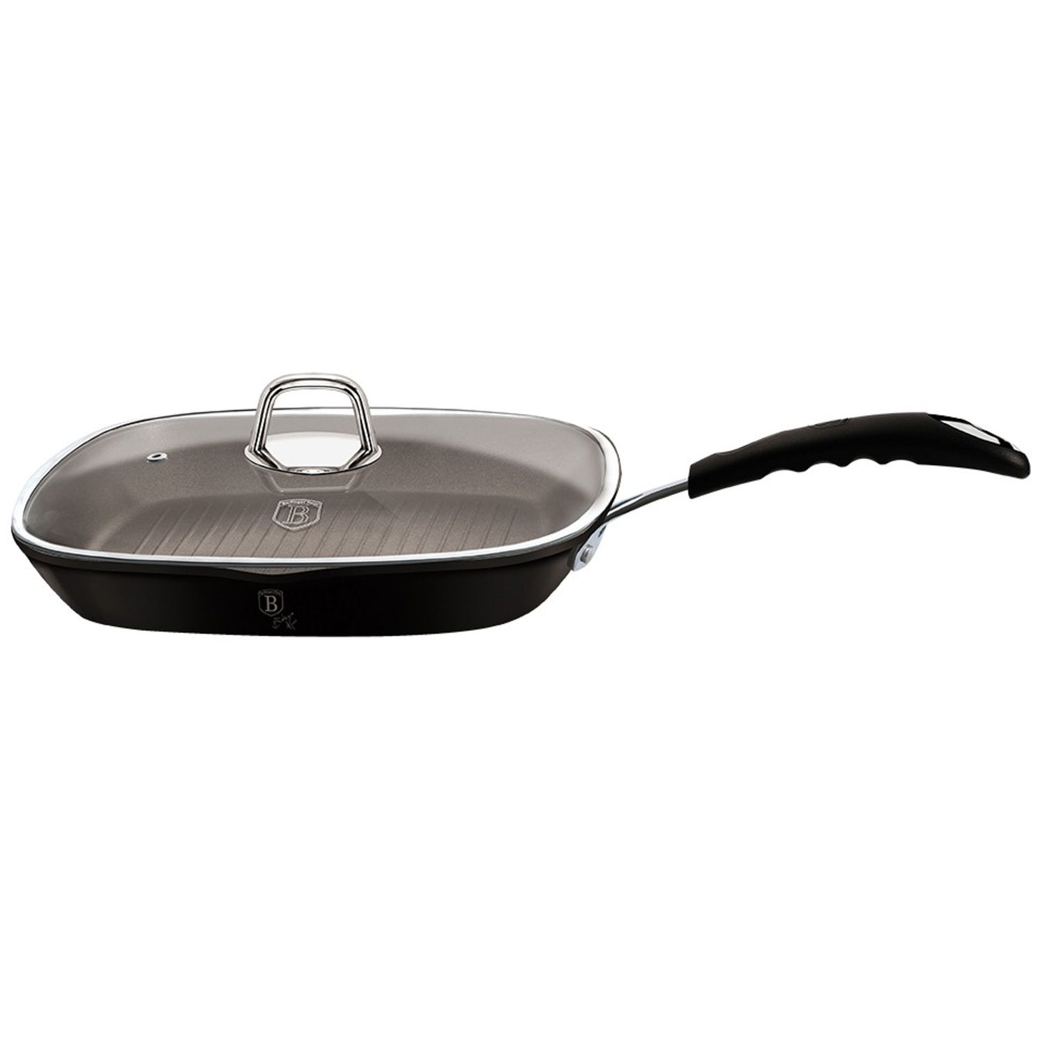 SARTEN GRILL BERLINGER HAUS ANTIADHERENTE 28CM NEGRO